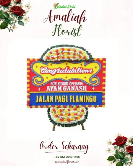 Sewa Papan Bunga Remboken